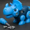 Blue Dinosaur Assembly Toy Box Children's Educational building Block set Application Scenario